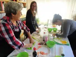Curso de sushi en familia