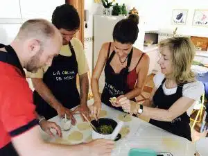 curso de cocina india en el campo