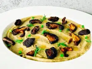 Crema de setas shiitake